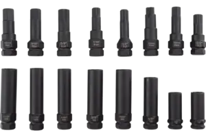 Impact Wheel Lock Nut Key Master Set - SAE & Metric
