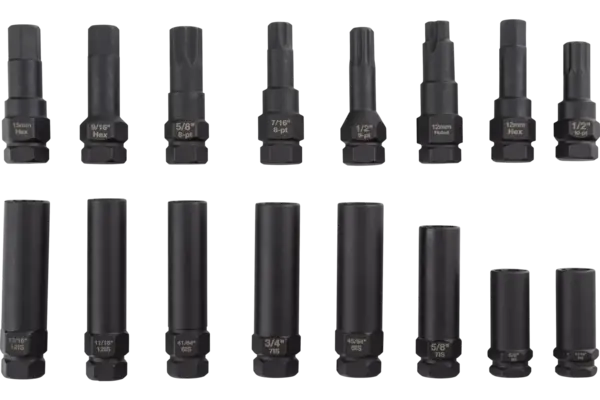 Impact Wheel Lock Nut Key Master Set - SAE & Metric