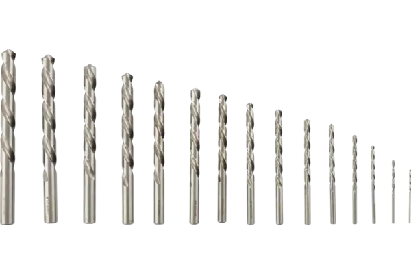 15 Piece General Purpose High-Speed Steel Left-Handed Drill Bit Set