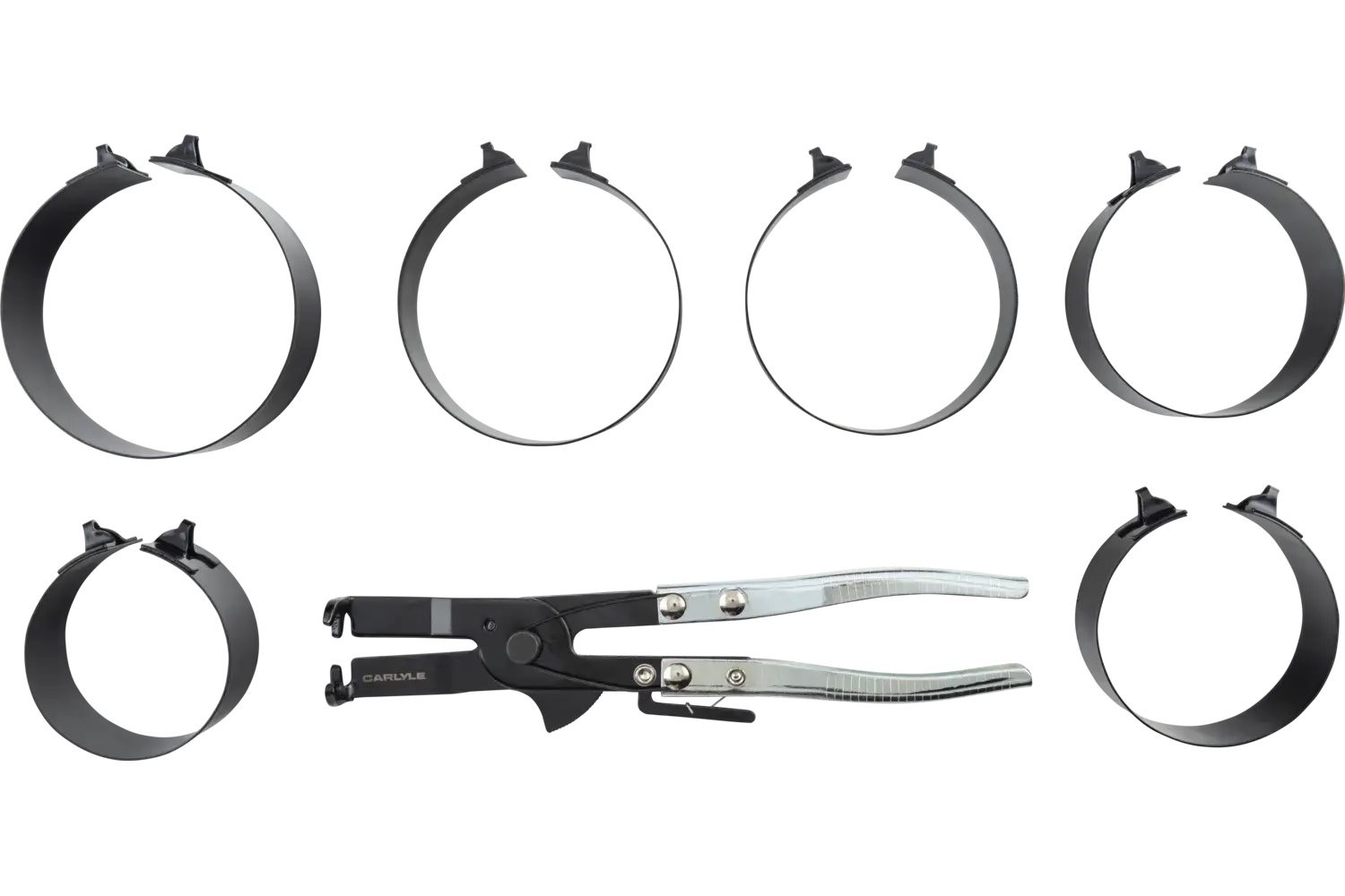 7-Piece Piston Ring Compressor Bands & Set