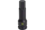 1/2 in. Drive Standard Depth Hex Bit Impact Sockets - Metric