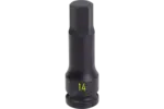 1/2 in. Drive Standard Depth Hex Bit Impact Sockets - Metric