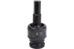 1/2 in. Drive Standard Depth Hex Bit Impact Swivel Sockets - Metric