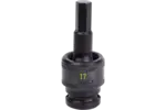 1/2 in. Drive Standard Depth Hex Bit Impact Swivel Sockets - Metric