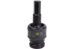 1/2 in. Drive Standard Depth Hex Bit Impact Swivel Sockets - Metric