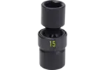 1/2 in. Drive Standard Depth Universal Joint Impact Sockets - Metric