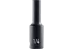 1/4 in. Drive Deep Impact Sockets - SAE