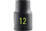 1/4 in. Drive Standard Depth Magnetic Impact Sockets - Metric