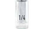 1/4 in. Drive Standard Depth Chrome Sockets - SAE