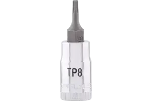 1/4 in. Drive Torx/Star Plus Chrome Sockets