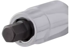 1/4 in. Drive Stubby Hex Chrome Sockets - Metric