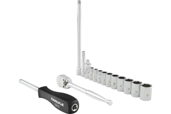 1/4 in. Drive Standard Depth Chrome Socket Sets - Metric