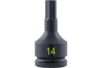 3/4 in. Drive Standard Depth Hex Bit Impact Sockets - Metric