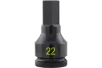 3/4 in. Drive Standard Depth Hex Bit Impact Sockets - Metric