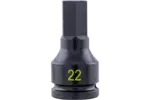 3/4 in. Drive Standard Depth Hex Bit Impact Sockets - Metric