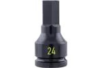 3/4 in. Drive Standard Depth Hex Bit Impact Sockets - Metric