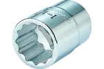 3/4 in. Drive Standard Depth Chrome Sockets - SAE