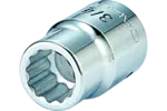 3/4 in. Drive Standard Depth Chrome Sockets - SAE