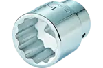 3/4 in. Drive Standard Depth Chrome Sockets - SAE