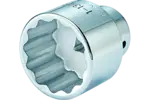 3/4 in. Drive Standard Depth Chrome Sockets - SAE