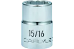3/4 in. Drive Standard Depth Chrome Sockets - SAE