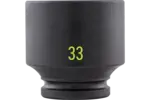 3/4 in. Drive Standard Depth Impact Sockets - Metric