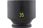 3/4 in. Drive Standard Depth Impact Sockets - Metric