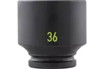 3/4 in. Drive Standard Depth Impact Sockets - Metric