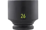 3/4 in. Drive Standard Depth Impact Sockets - Metric