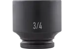 3/4 in. Drive Standard Depth Impact Sockets - SAE