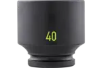 3/4 in. Drive Standard Depth Thin-Wall Impact Sockets - Metric