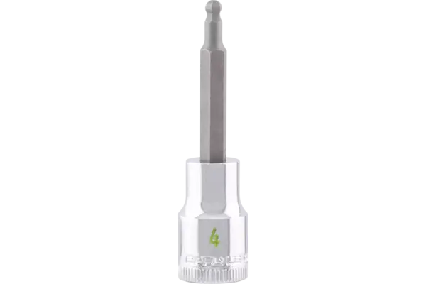 3/8 in. Drive Hex Bit Chrome Ball Sockets - Metric