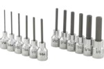3/8 in. Drive Hex Bit Chrome Socket Sets - SAE