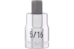 3/8 in. Drive Hex Bit Chrome Sockets - SAE