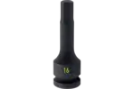3/8 in. Drive Hex Bit Impact Sockets - Metric