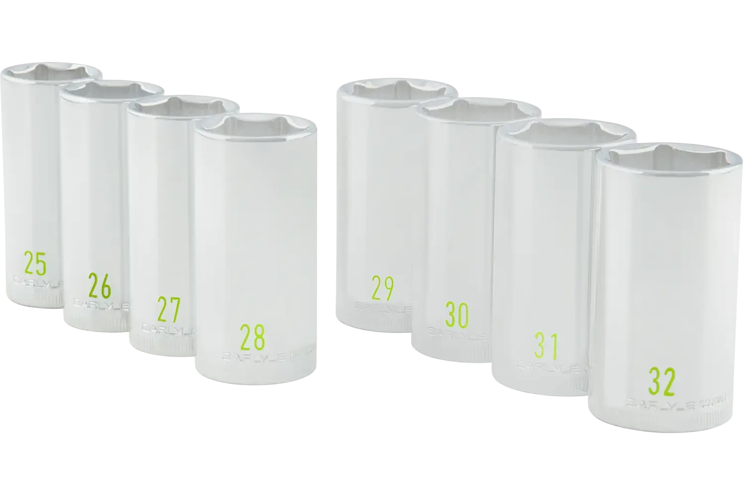 1/2 in. Drive Deep Chrome Socket Sets - Metric