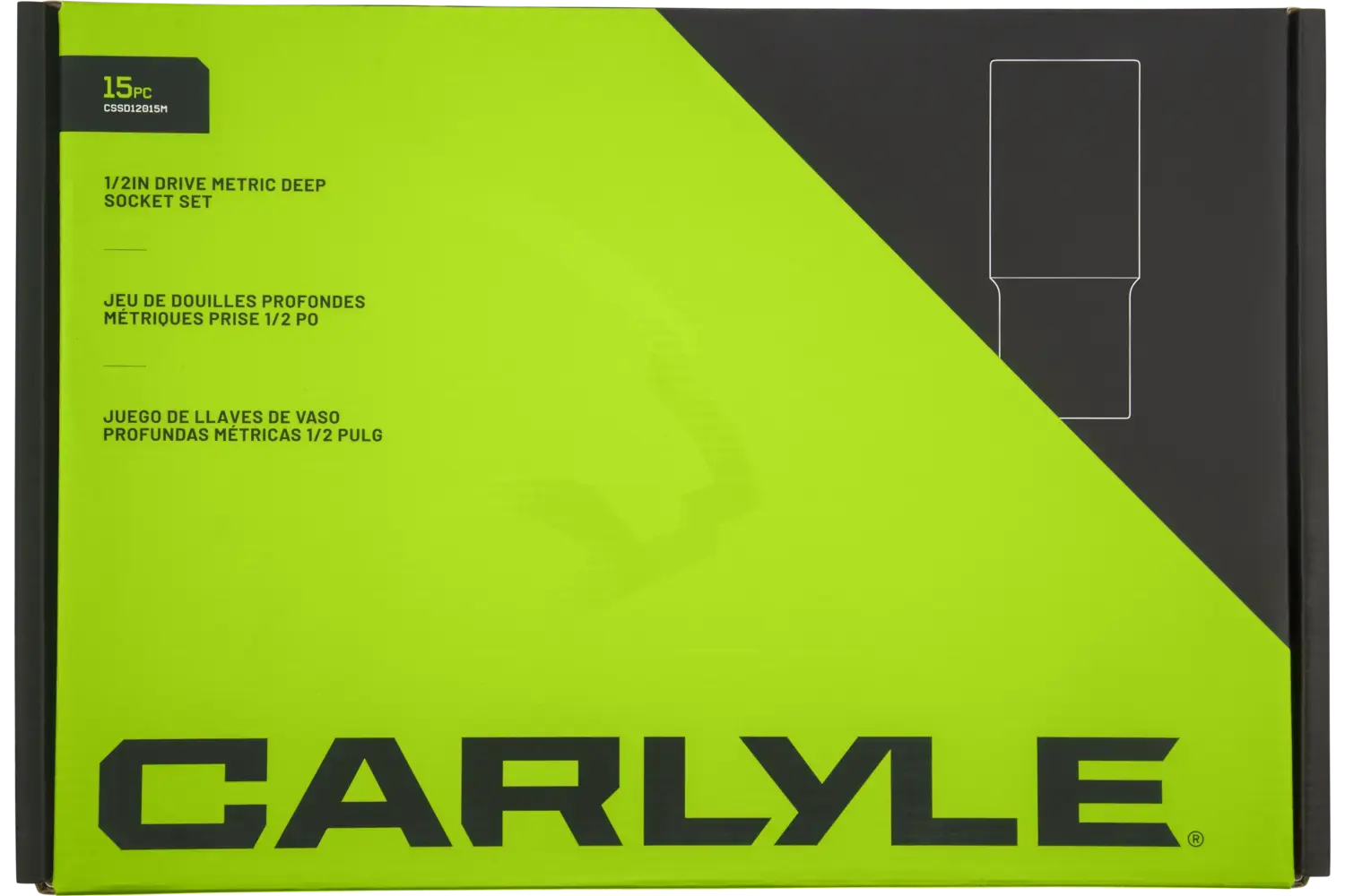 1/2 in. Drive Deep Chrome Socket Sets - Metric