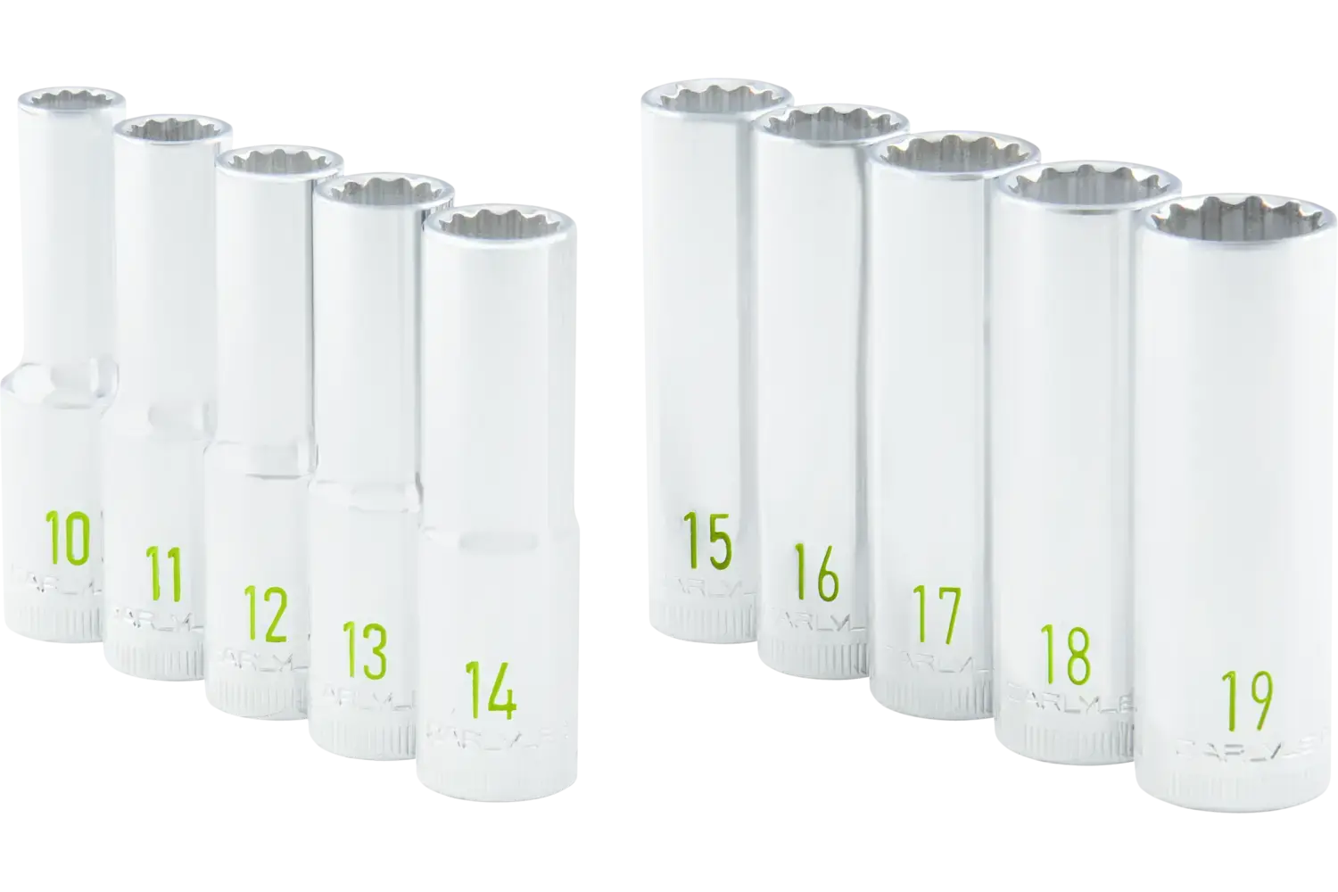 1/2 in. Drive Deep Chrome Socket Sets - Metric