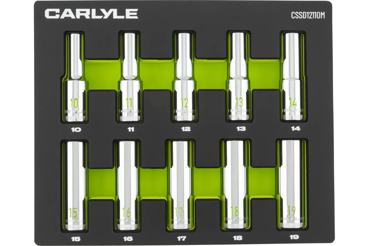 1/2 in. Drive Deep Chrome Socket Sets - Metric
