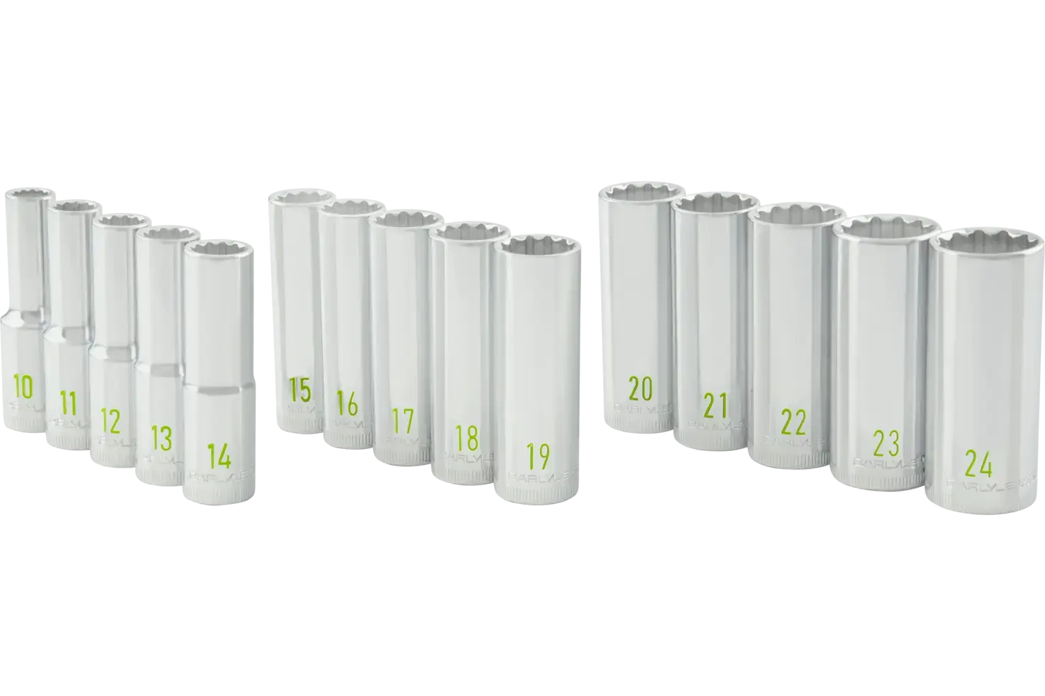 1/2 in. Drive Deep Chrome Socket Sets - Metric