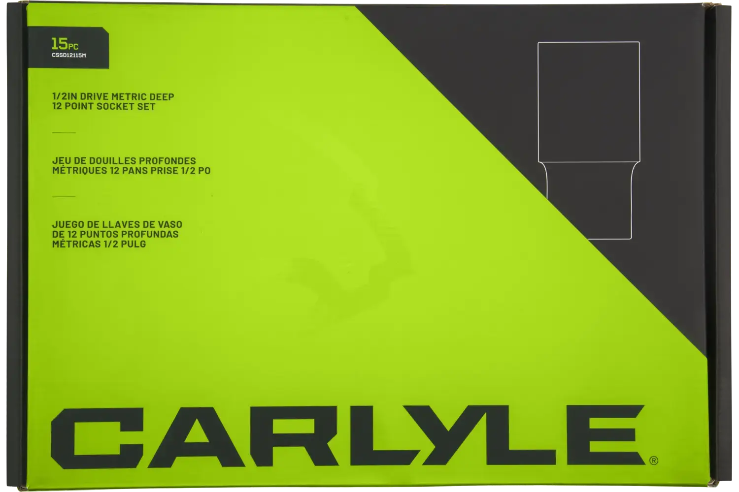 1/2 in. Drive Deep Chrome Socket Sets - Metric