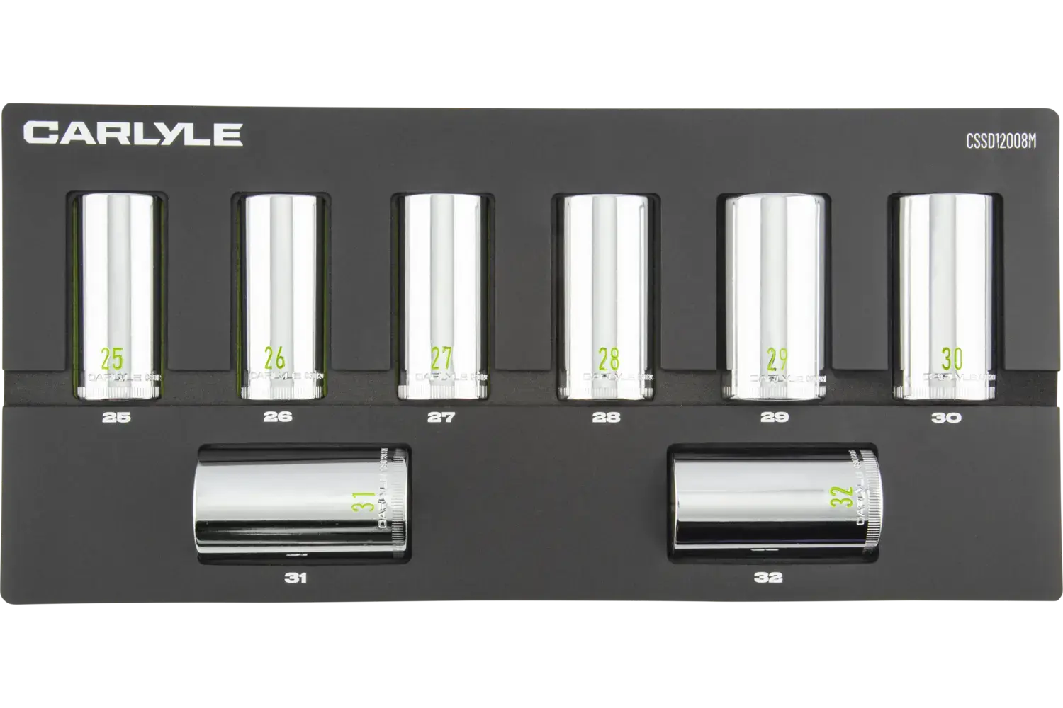 1/2 in. Drive Deep Chrome Socket Sets - Metric