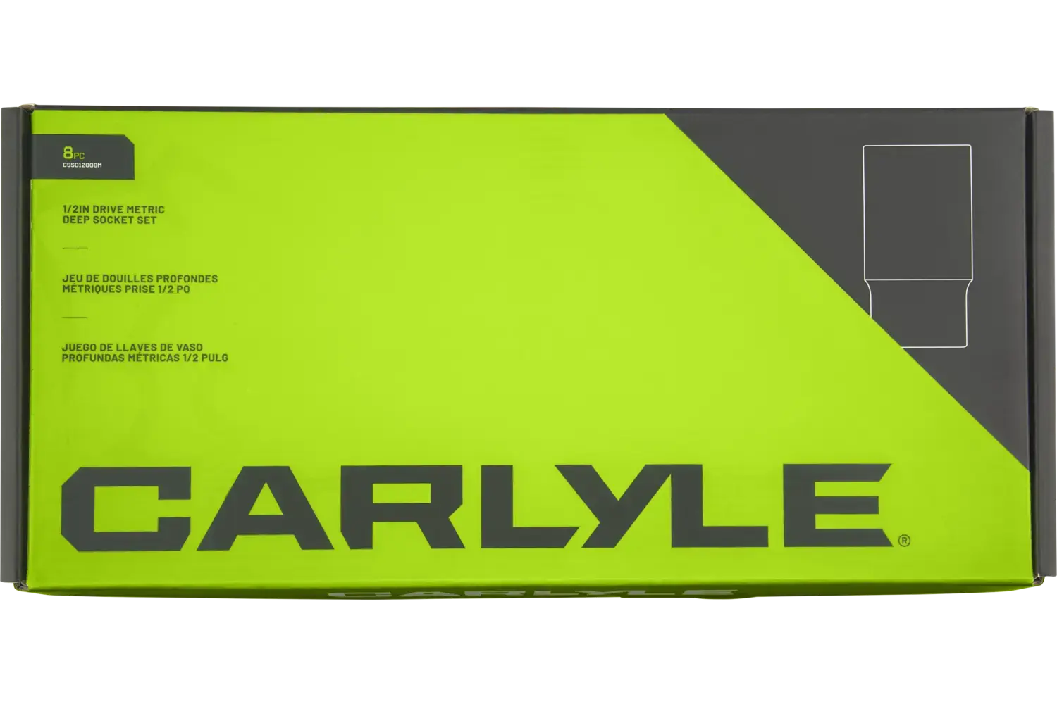 1/2 in. Drive Deep Chrome Socket Sets - Metric