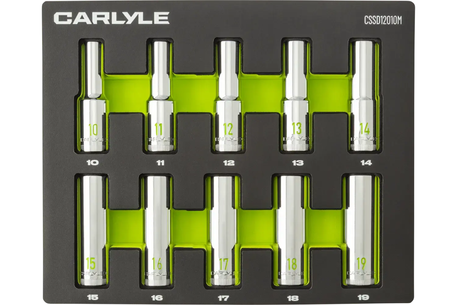 1/2 in. Drive Deep Chrome Socket Sets - Metric
