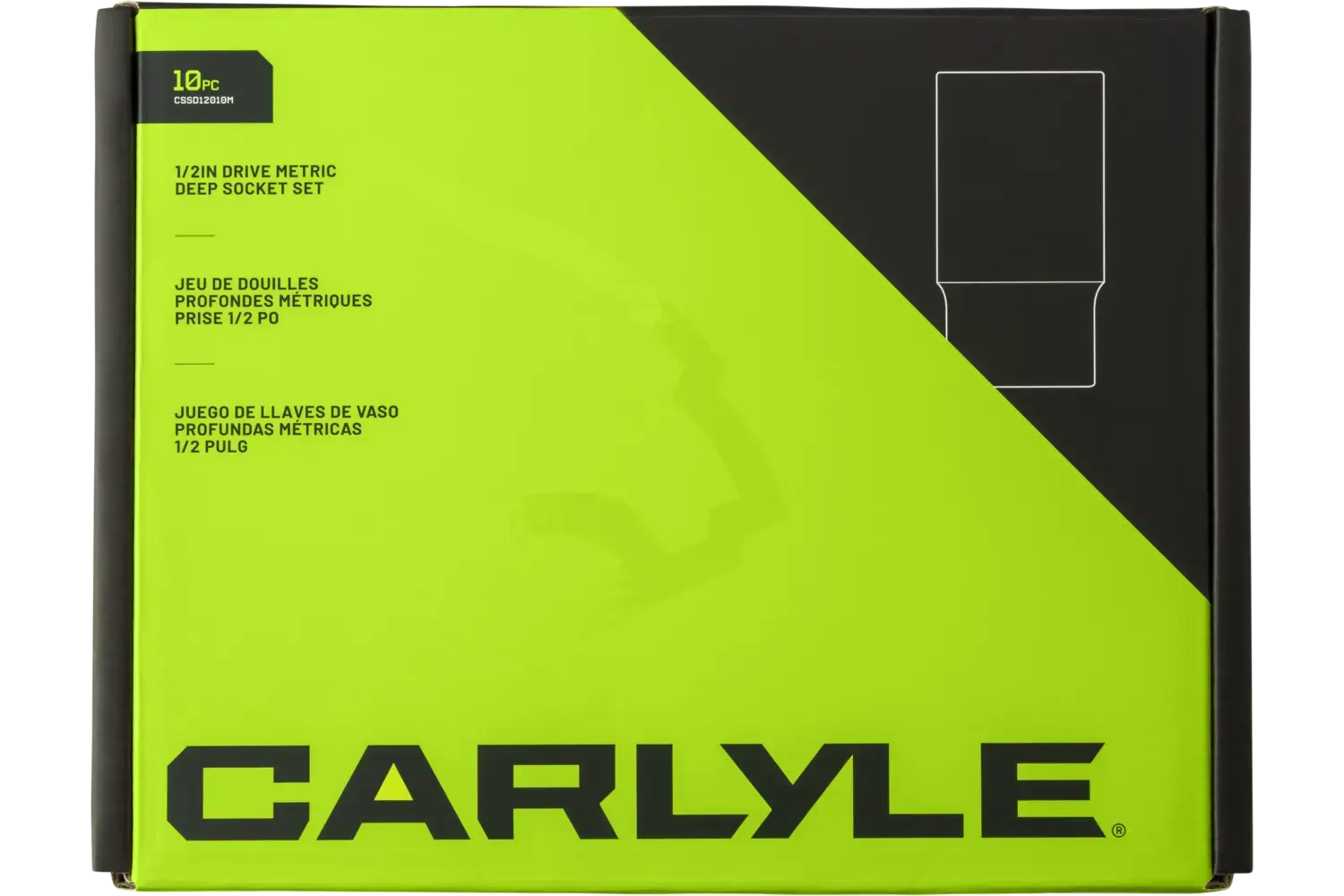 1/2 in. Drive Deep Chrome Socket Sets - Metric