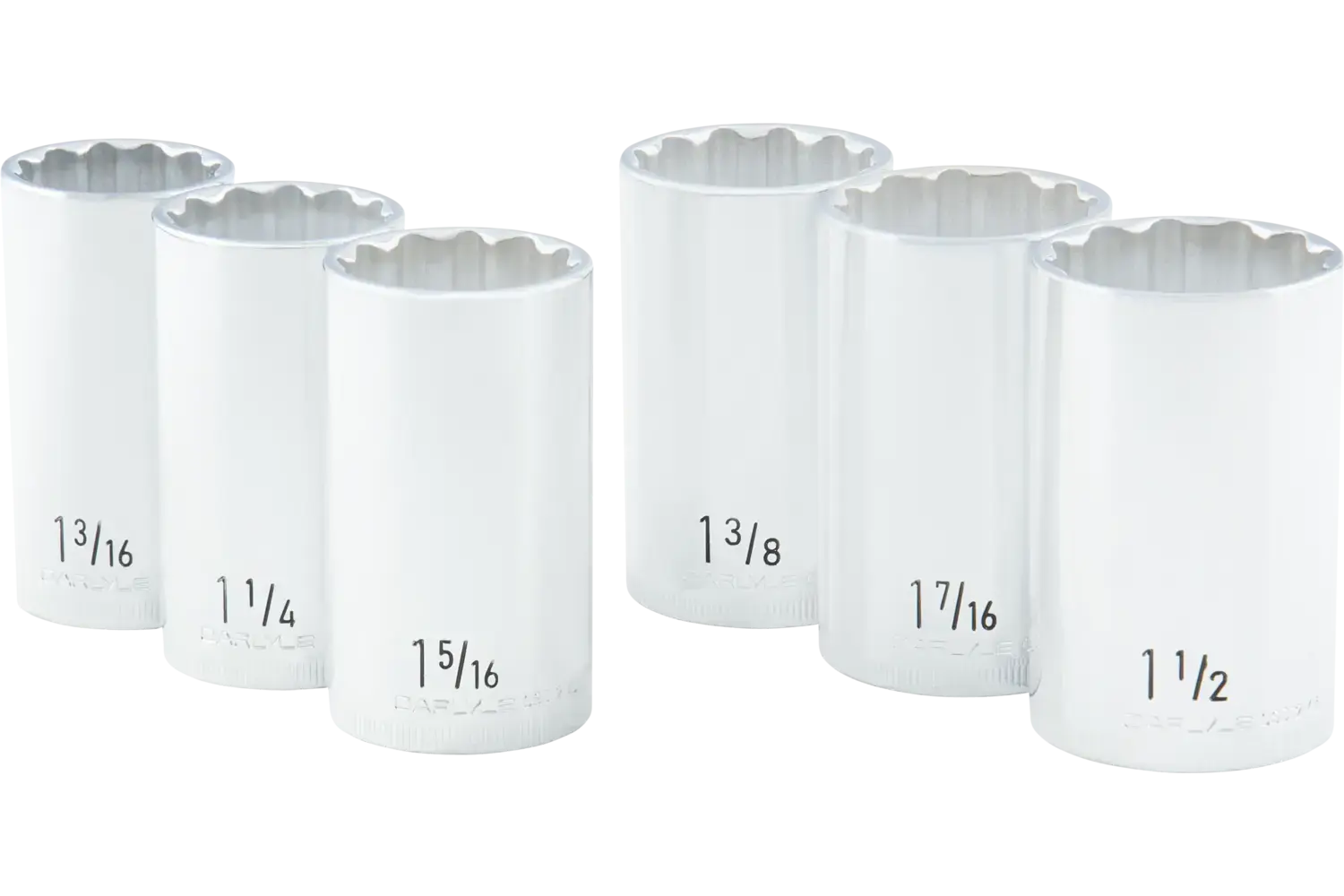 1/2 in. Drive Deep Chrome Socket Sets - SAE