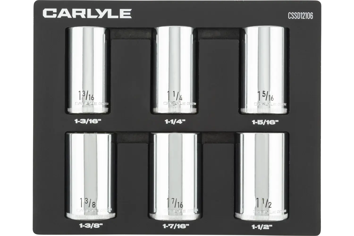 1/2 in. Drive Deep Chrome Socket Sets - SAE