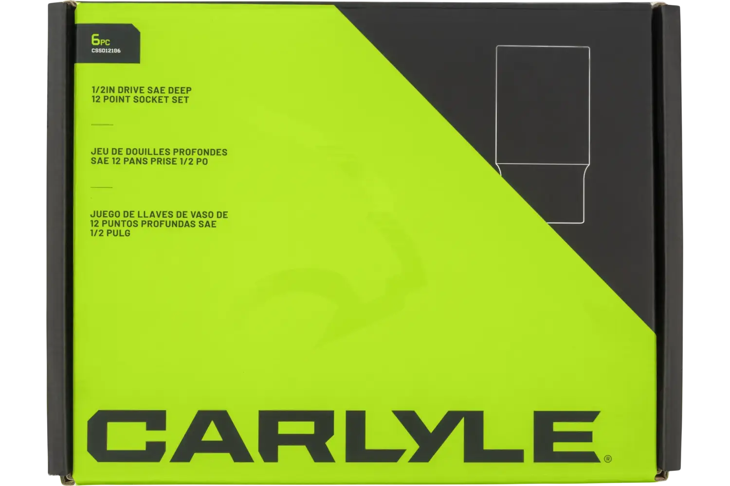 1/2 in. Drive Deep Chrome Socket Sets - SAE