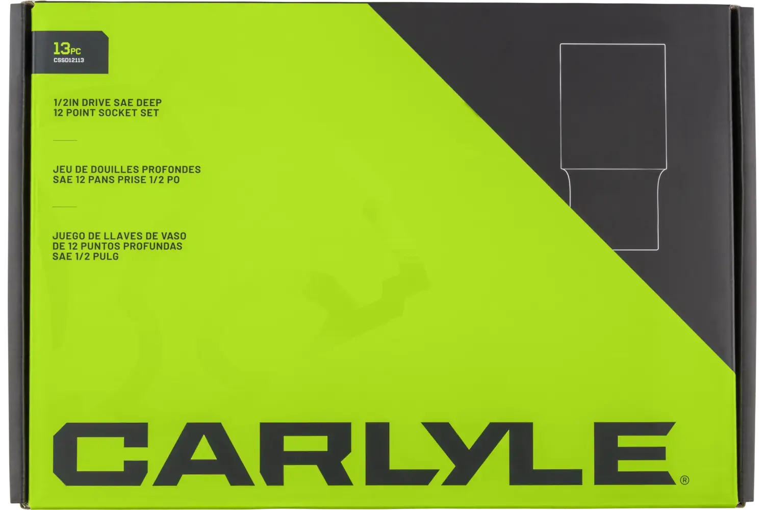 1/2 in. Drive Deep Chrome Socket Sets - SAE