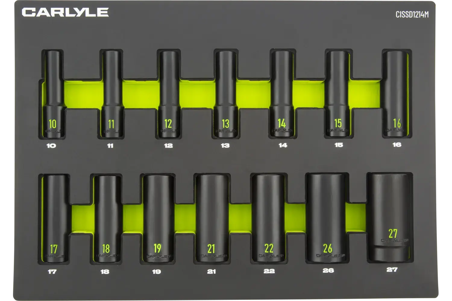 1/2 in. Drive Deep Impact Socket Sets - Metric